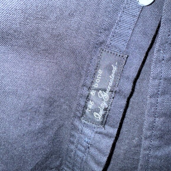 Men's never worn rag & bone linen/cotton short sleeve button up - Picture 2 of 5